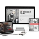 Mid Cities Barber College website design